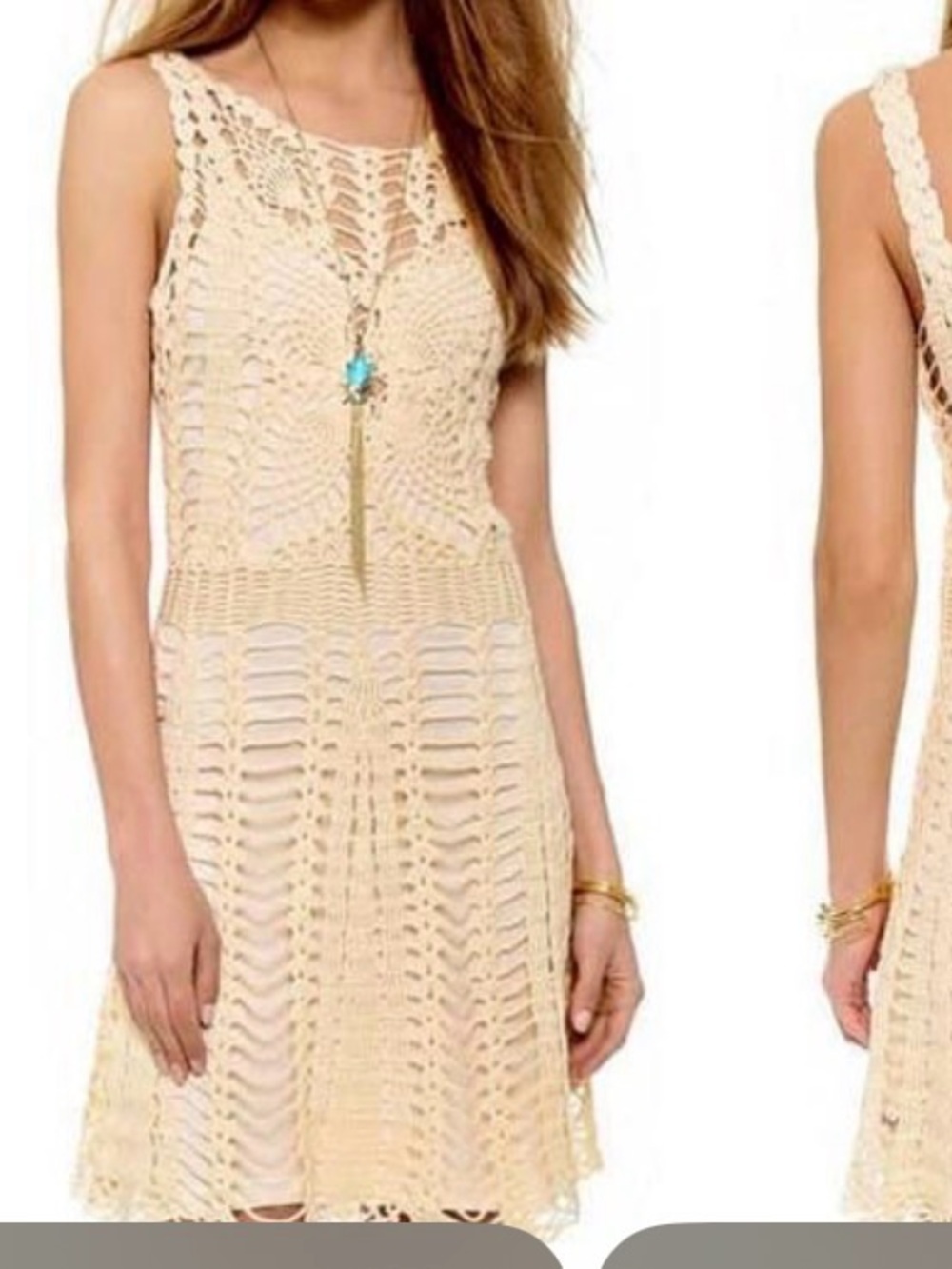Free People Crochet Dress